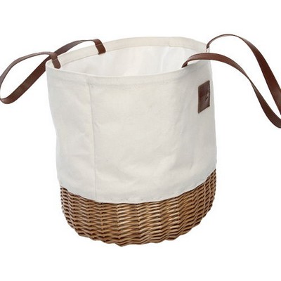 Promenade Picnic Canvas Basket - By Boat